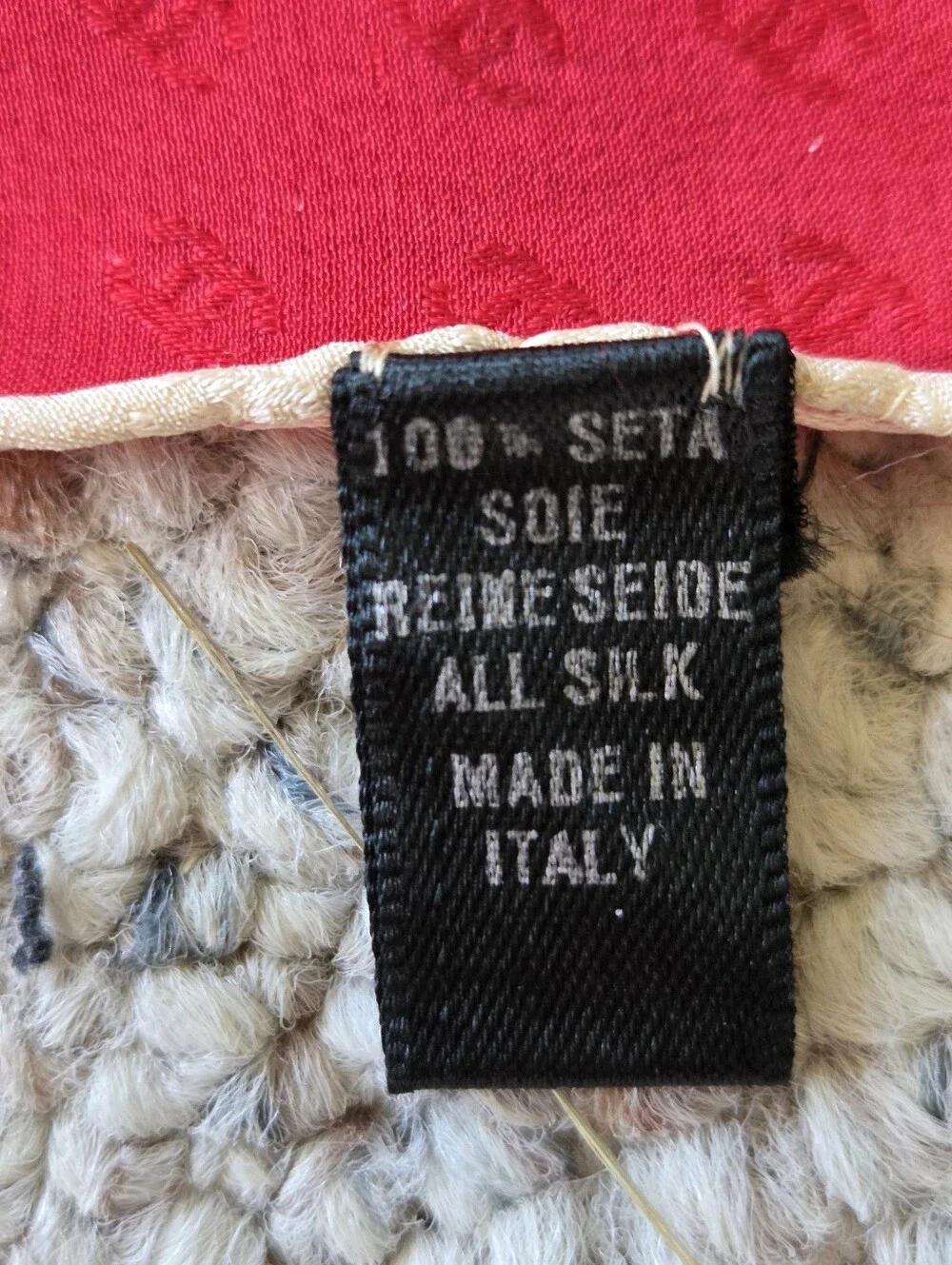 CHANEL SILK SQUARE SCARF ITALY